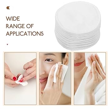 Amazon | Frcolor コットンパフ 化粧コットン パッド 3層